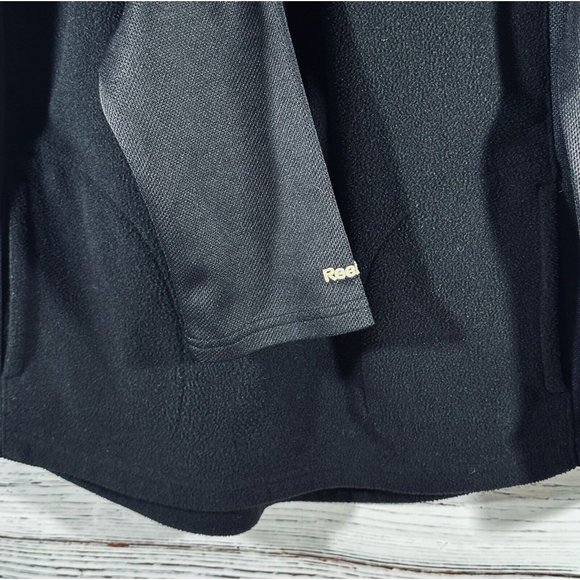 Reebok Pittsburgh Penguins Fleece Jacket Sz XL Black Quarter Zip Hockey Pens - Picture 6 of 12